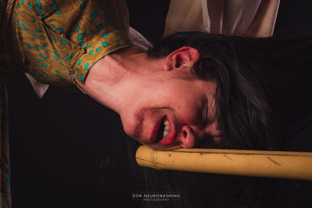 Kinbaku Photography two girls family ties