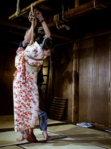 Iroha Suzuki tied by Naka Akira at Semenawa Kinbaku Kenkyûkai Kinbaku Lounge Copenhagen, photography by Alexander MA
